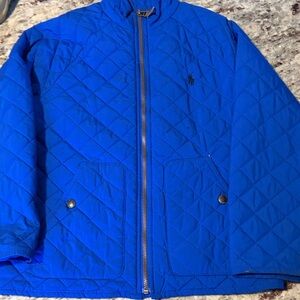 Polo Boys Blue Quilted Jacket